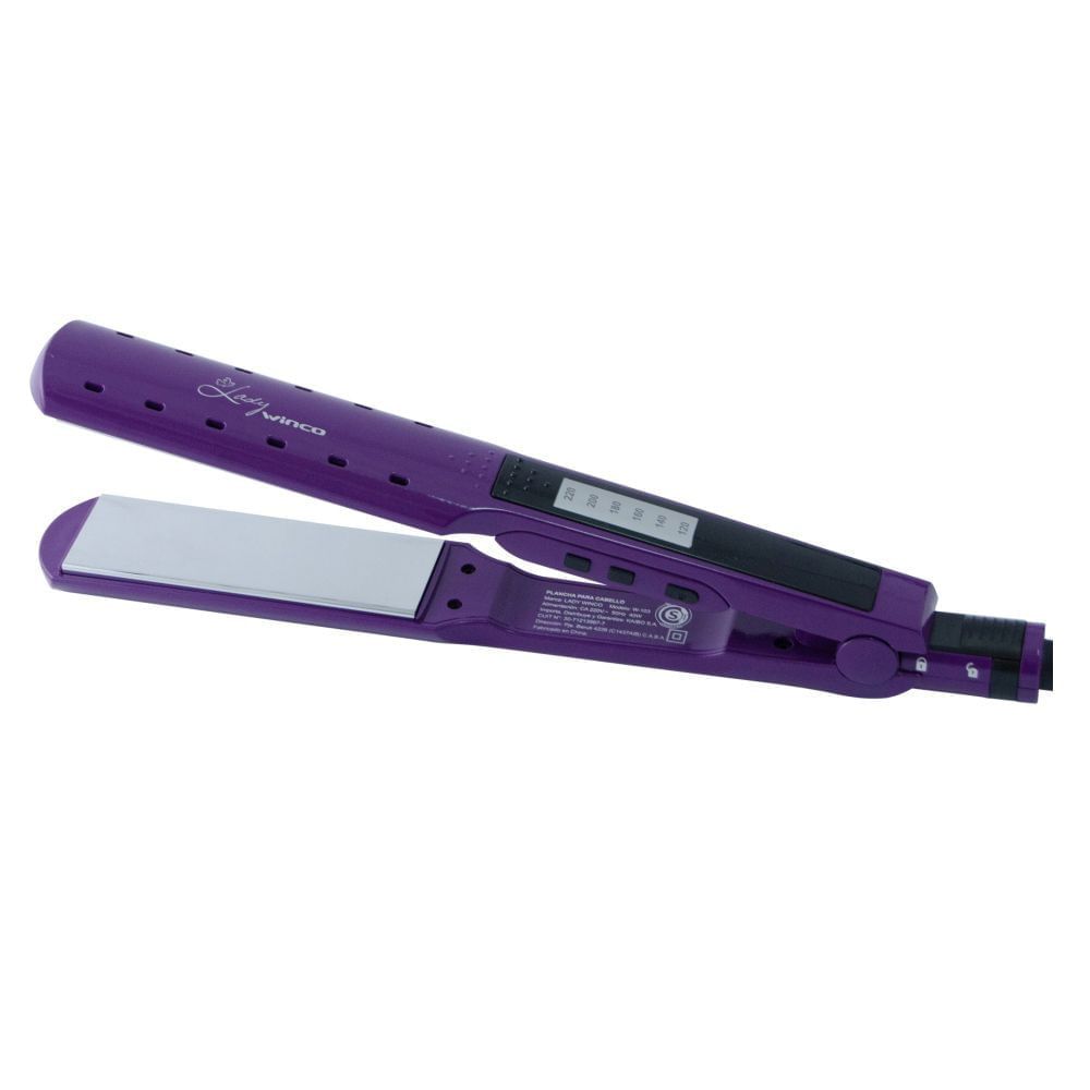 Planchita para pelo cabello nano titanium 200°c