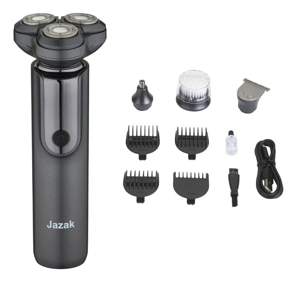 Afeitadora Electrica Inalambrica Jazak 4 Cabezales 4 Peines