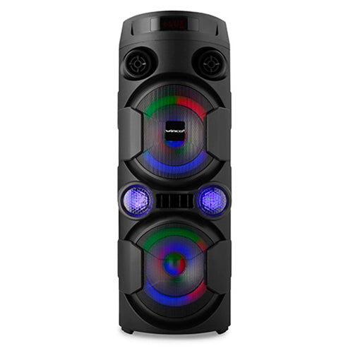 Parlante Bluetooth Portátil Inalámbrico Led Luces Winco W219