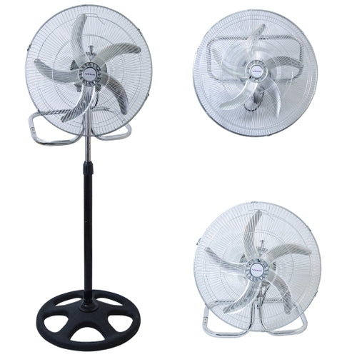 Ventilador Winco 3 en 1 Metálico Pie Pared Piso 18"