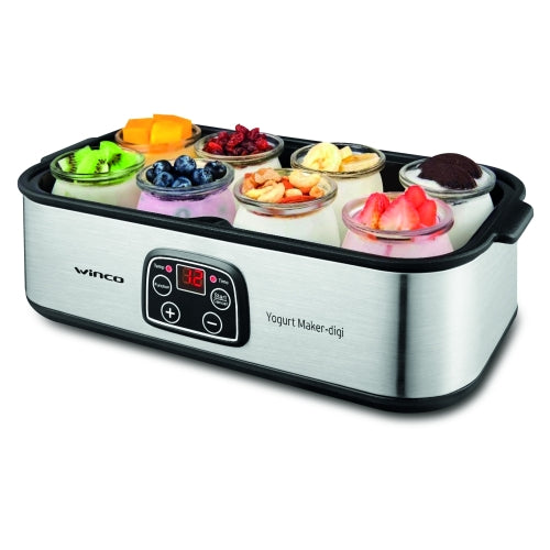 Yogurtera Winco W632 Fabrica Maquina Hacer Yogurt 8 Frascos