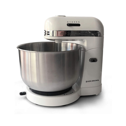 Batidora con bowl Ken Brown 3,5 litros Blanco 450w 5 velocidades
