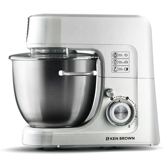 Batidora con bowl Ken Brown 4,5 litros Blanco 800w 10 velocidades