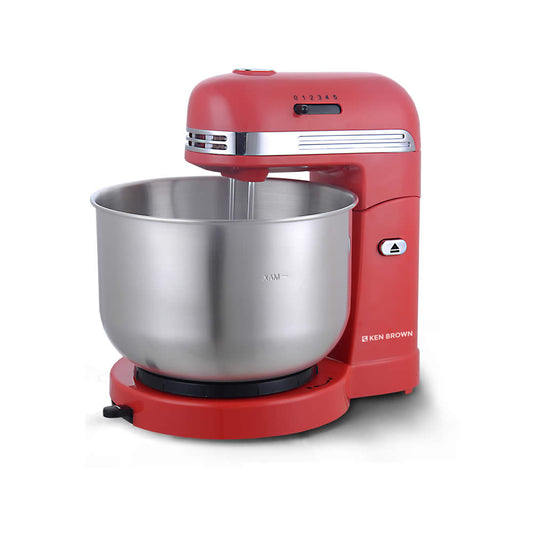 Batidora con bowl Ken Brown 3,5 litros Rojo 450w 5 velocidades