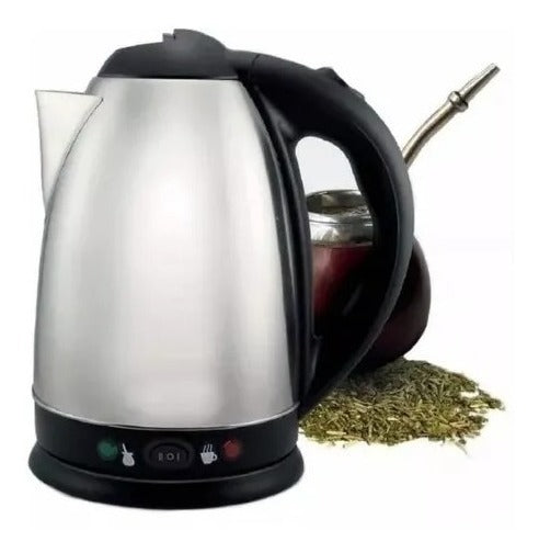 Pava Jarra Electrica Con Corte Para Mate 2 Litros