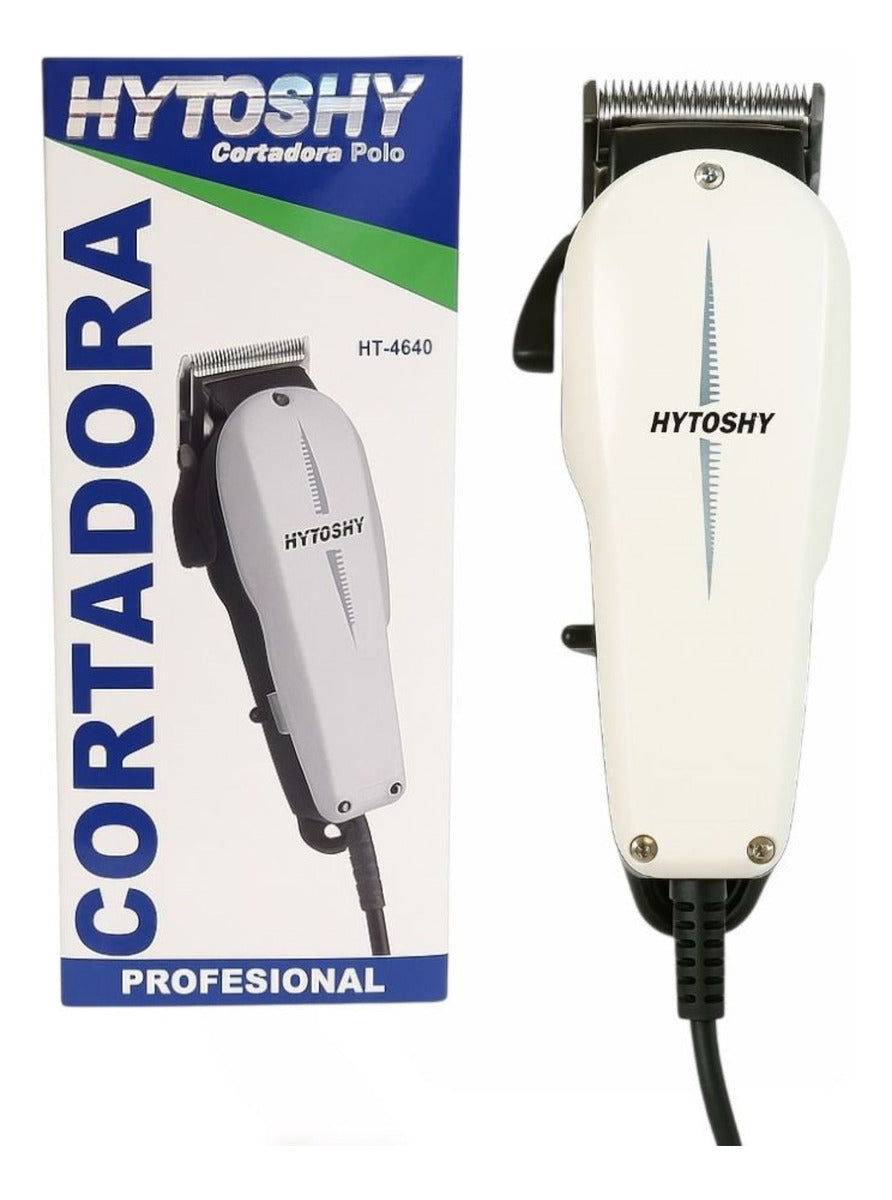 Cortadora De Pelo Corta Barba Profesional Blanca Hytoshy