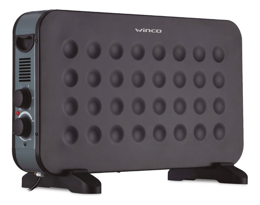 Termoconvector Electrico Negro Winco 2000 W Termostato Turbo