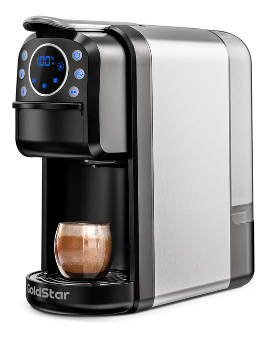 Cafetera Multi Capsula Digital 4 En 1 Goldstar