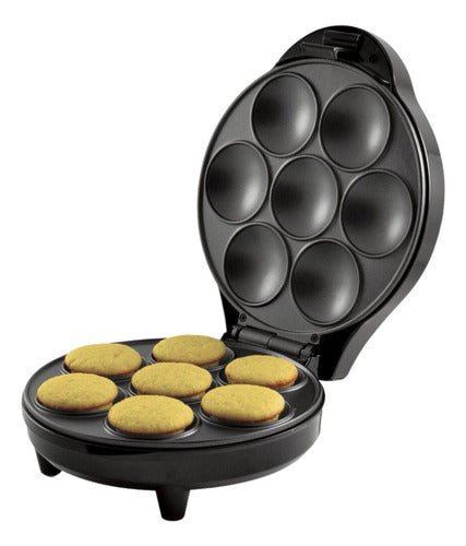 Máquina Para Cupcakes Antiadherente Hasta 7 Unidades 1200w