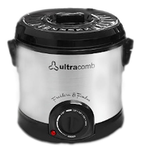 Freidora Fondue Ultracomb Fr 8300 1200w 1.5 L Con Accesorios
