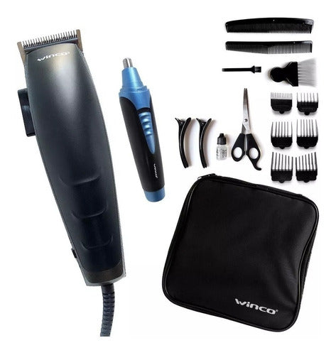 Cortadora De Pelo Profesional Barba + Timmer Para Nariz Oido Winco