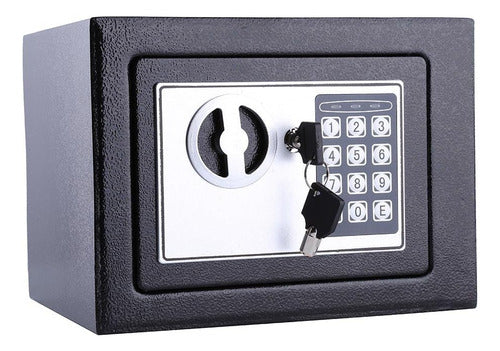 Caja Fuerte seguridad digital con 2 llaves 23cm x 17cm x 17cm