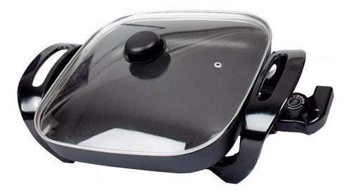 Sarten Eléctrica Olla con superficie antiadherente 1500w negra