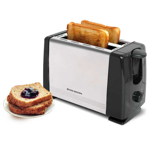 Tostadora Eléctrica para 2 panes 700w 2 ranuras Ken Brown
