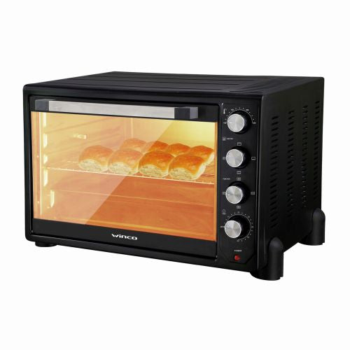Horno Eléctrico Convector con Spiedo 90 L Negro Winco