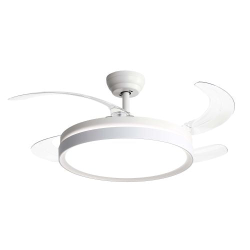 Ventilador de Techo Retráctil con Luz Led Blanco Winco