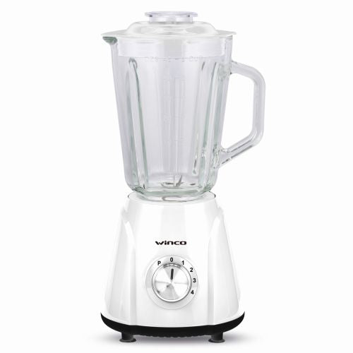Licuadora Winco Jarra de Vidrio 1,5L  500 W Color Blanco