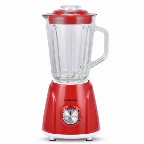 Licuadora Winco Jarra de Vidrio 1,5L  500 W Color Rojo