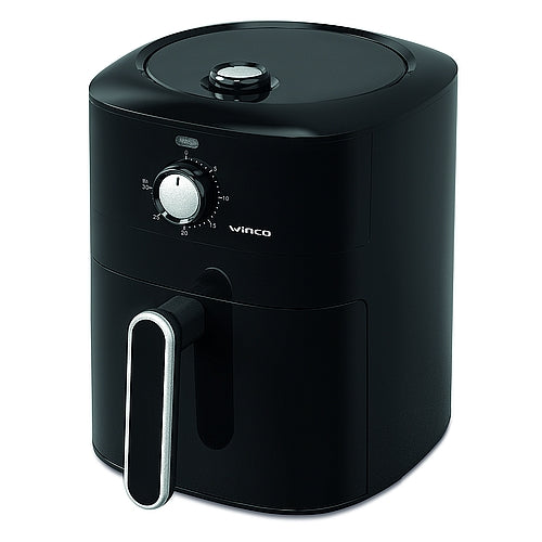 Freidora De Aire Winco W132 Saludable Con Temporizador 30min Color Negro
