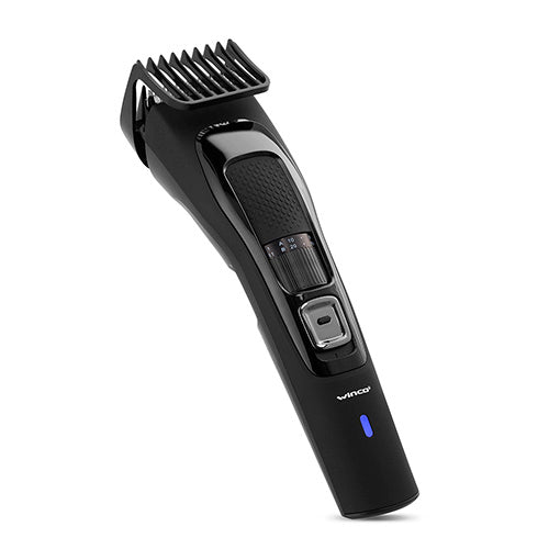 Maquina Inalambrica De Cortar Pelo Barba Patilla Winco W-823 Color Negro