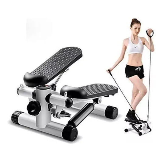 Mini Stepper Jazak Con Alfombra Bandas Escalador C/display