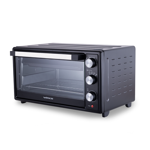 Horno Electrico 45 Litros De Mesa Temporizador Winco Color Negro